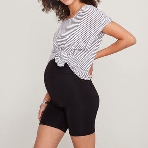 HATCH Maternity Shorts Medium Black Bike Short